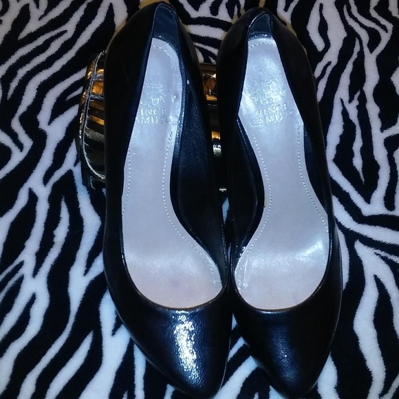 Vince Camuto Savilla Pump, sz 9 1/2M/39 1/2, Black - Picture 7 of 8